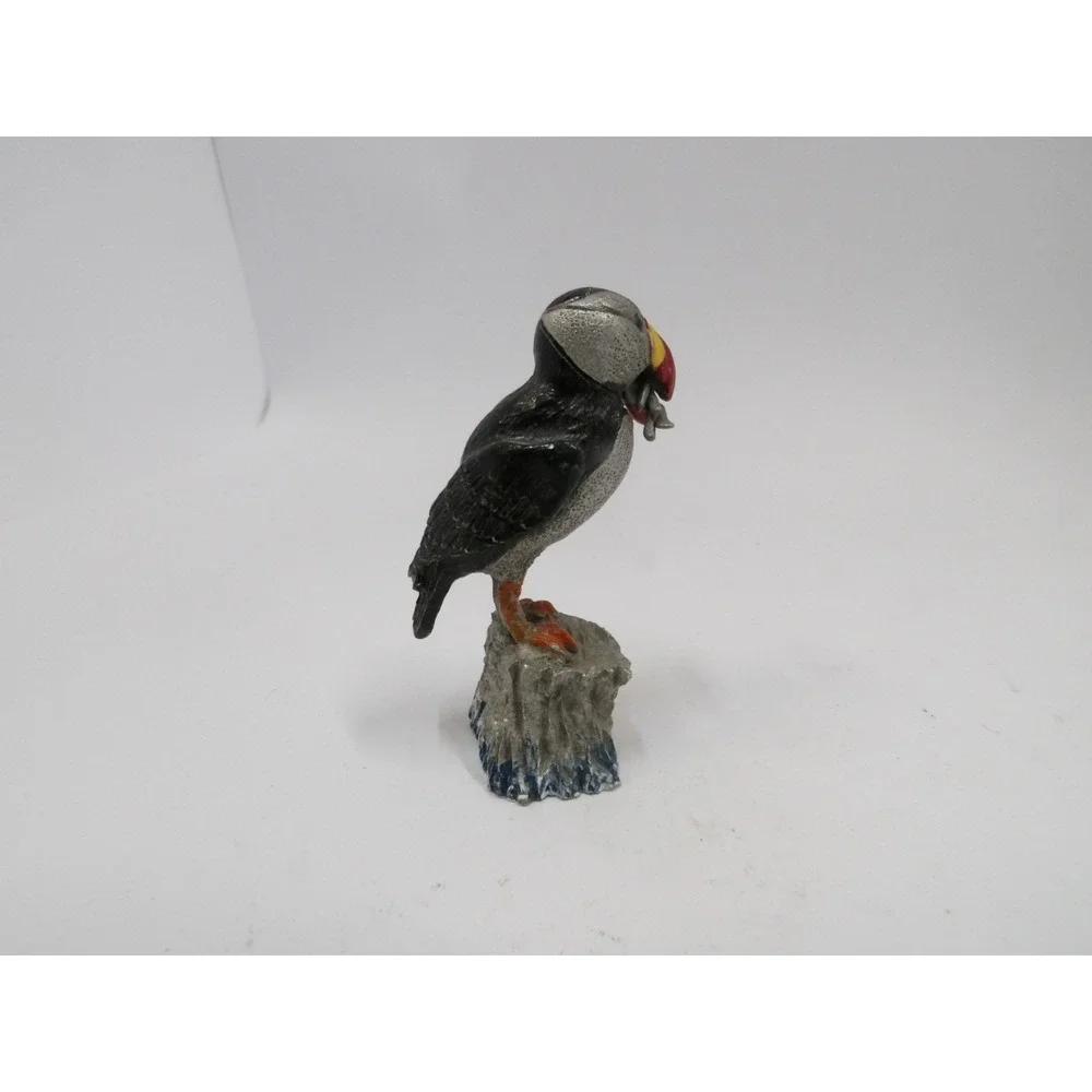 Vintage Spoontiques PP212 Pewter Miniature Sea Chick Puffin Bird1987